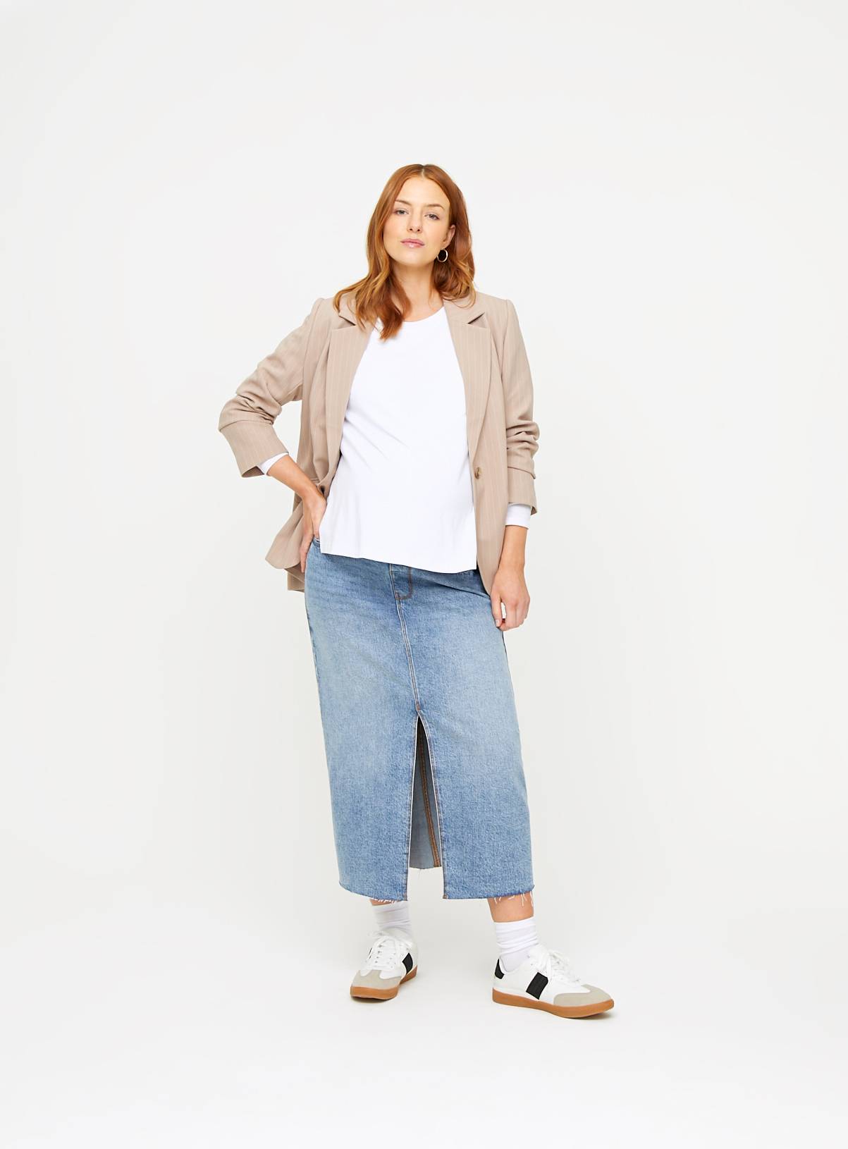 MATERNITY Nursing Long Sleeve Plain Top 2 Pack  18 - Image 3